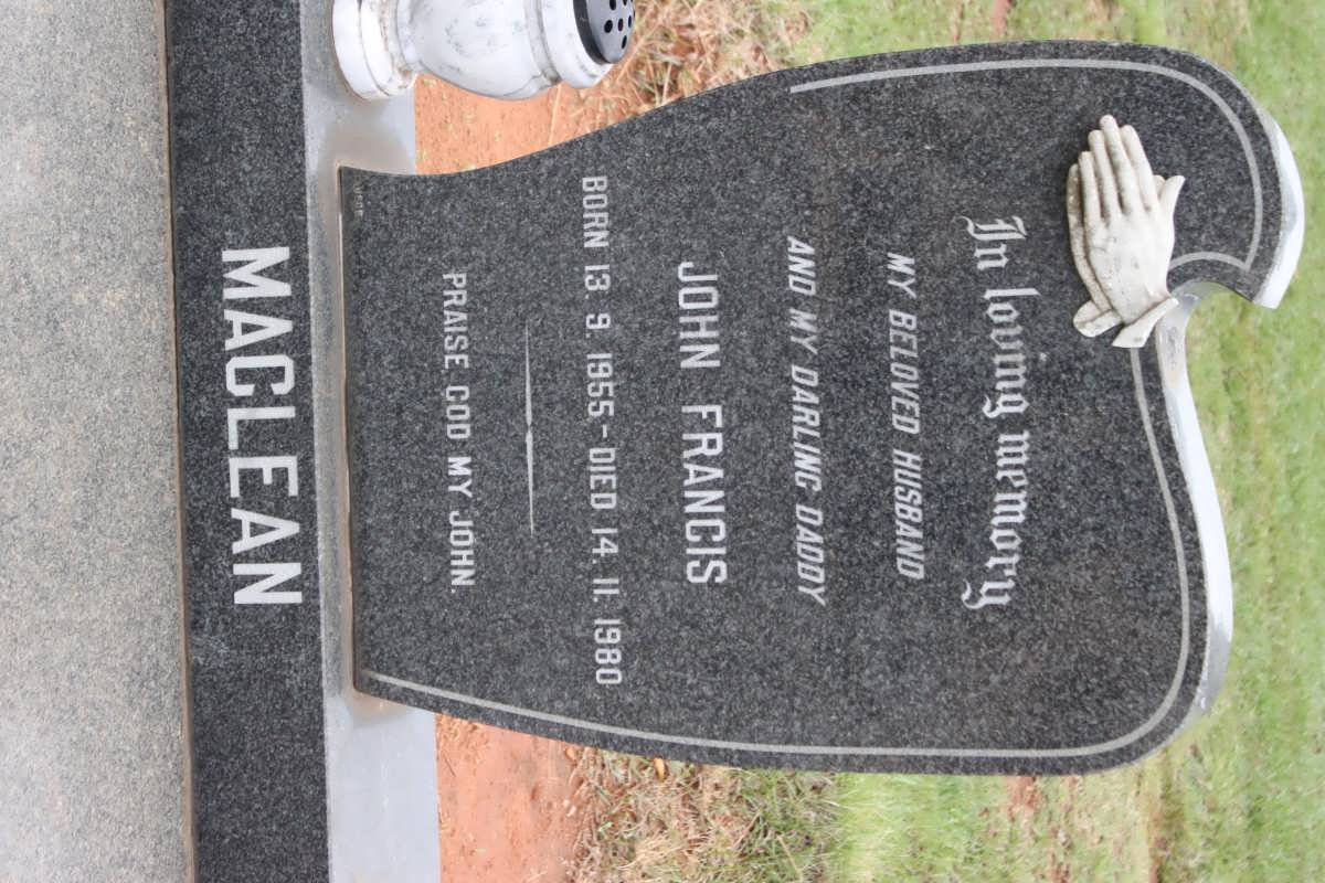 MACLEAN John Francis 1955-1980