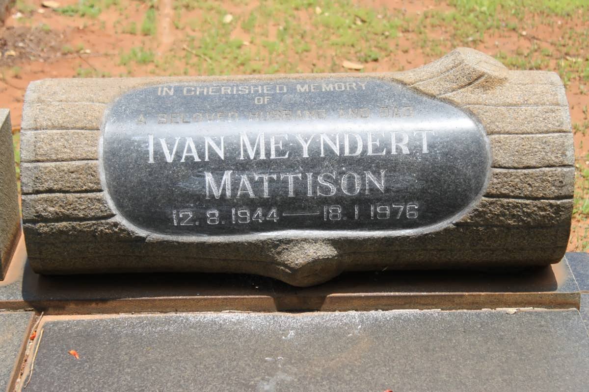 MATTISON Ivan Meyndert 1944-1976