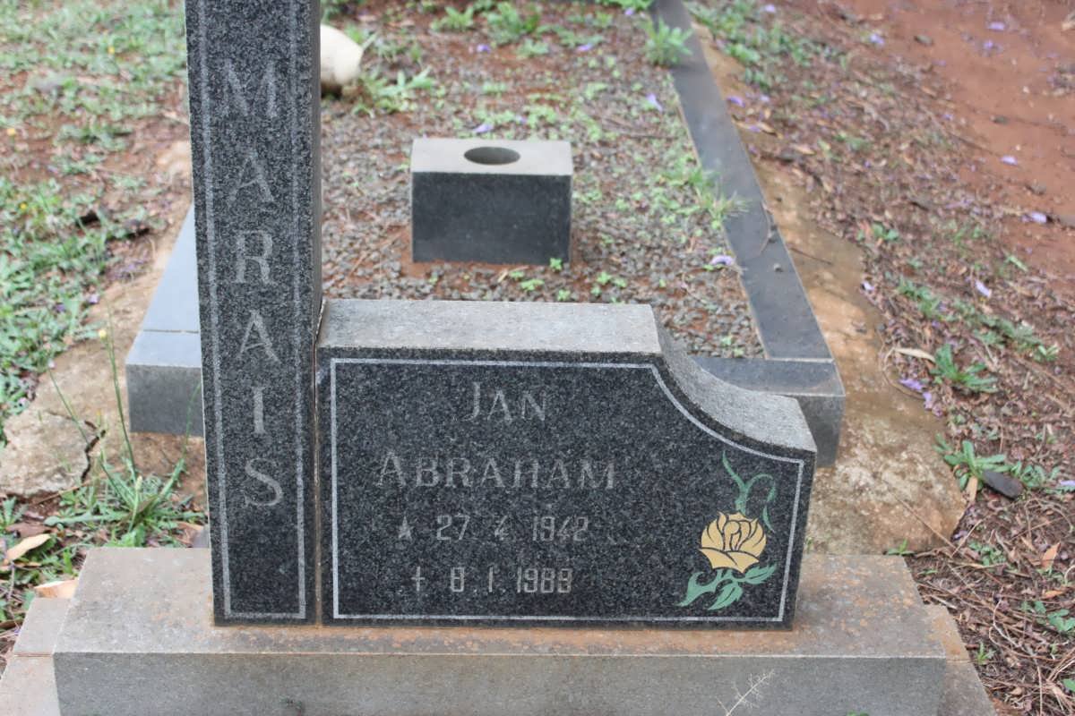 MARAIS Jan Abraham 1942-1989