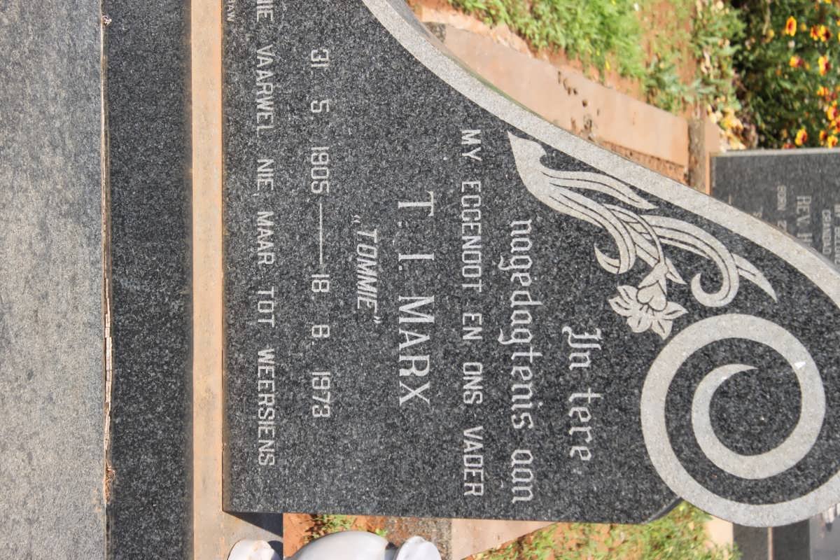MARX T.I. 1905-1973