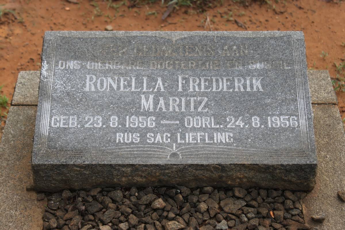 MARITZ Ronella Frederik 1956-1956