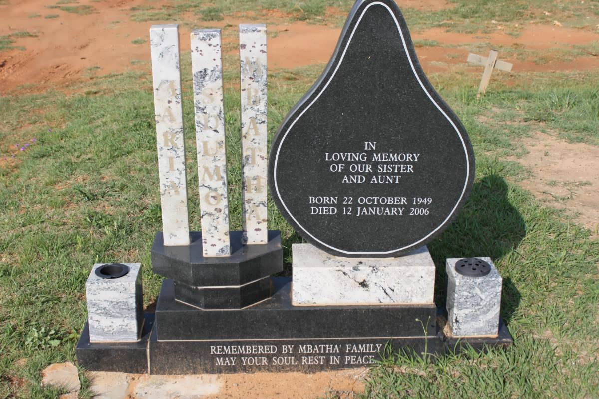 MBATHA Maria 1949-2006