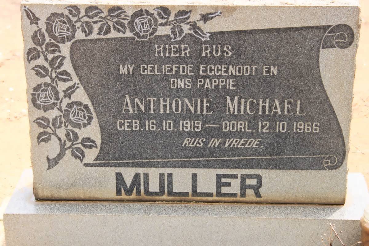 MULLER Anthonie Michael 1919-1966