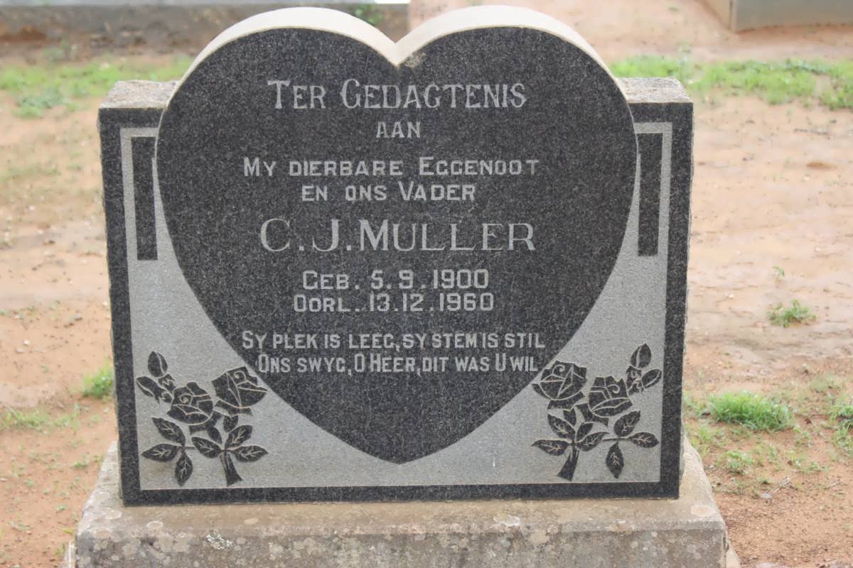 MULLER C.J. 1900-1960
