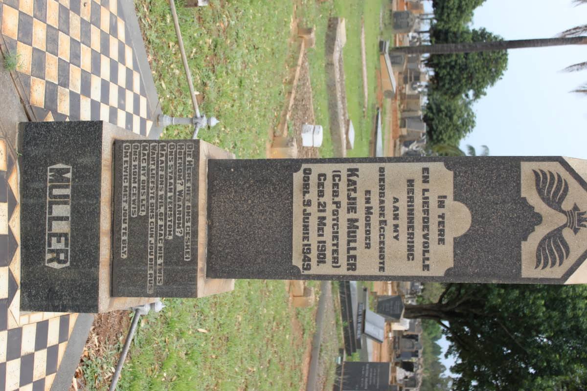 MULLER Katjie nee POTGIETER 1901-1949