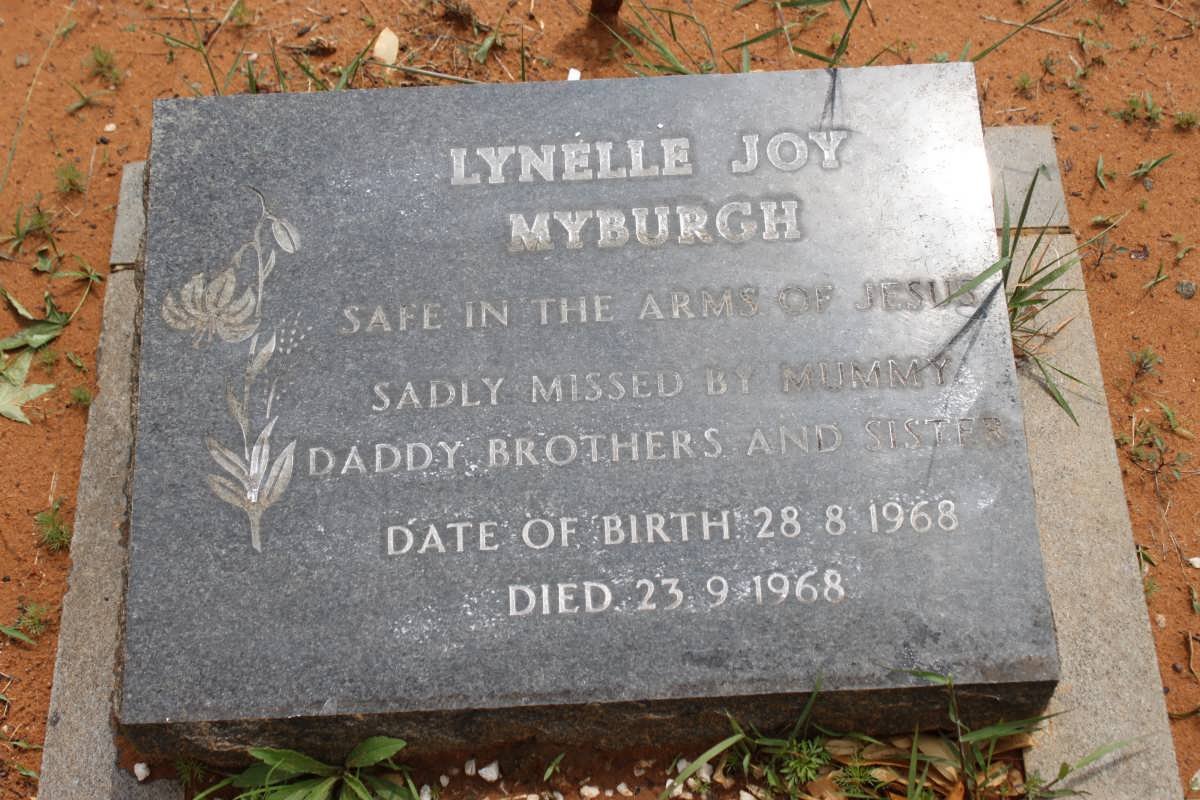 MYBURGH Lynelle Joy 1968-1968