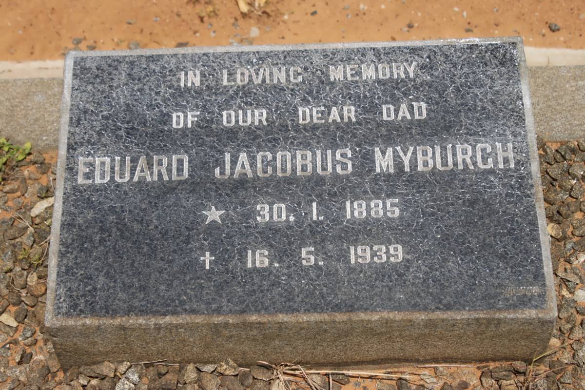 MYBURGH Eduard Jacobus 1885-1939