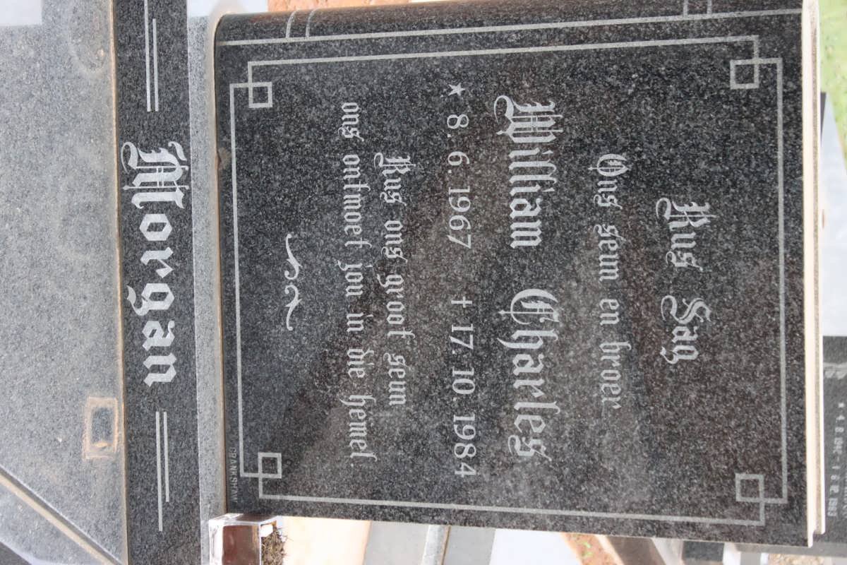 MORGAN William Charles 1967-1984