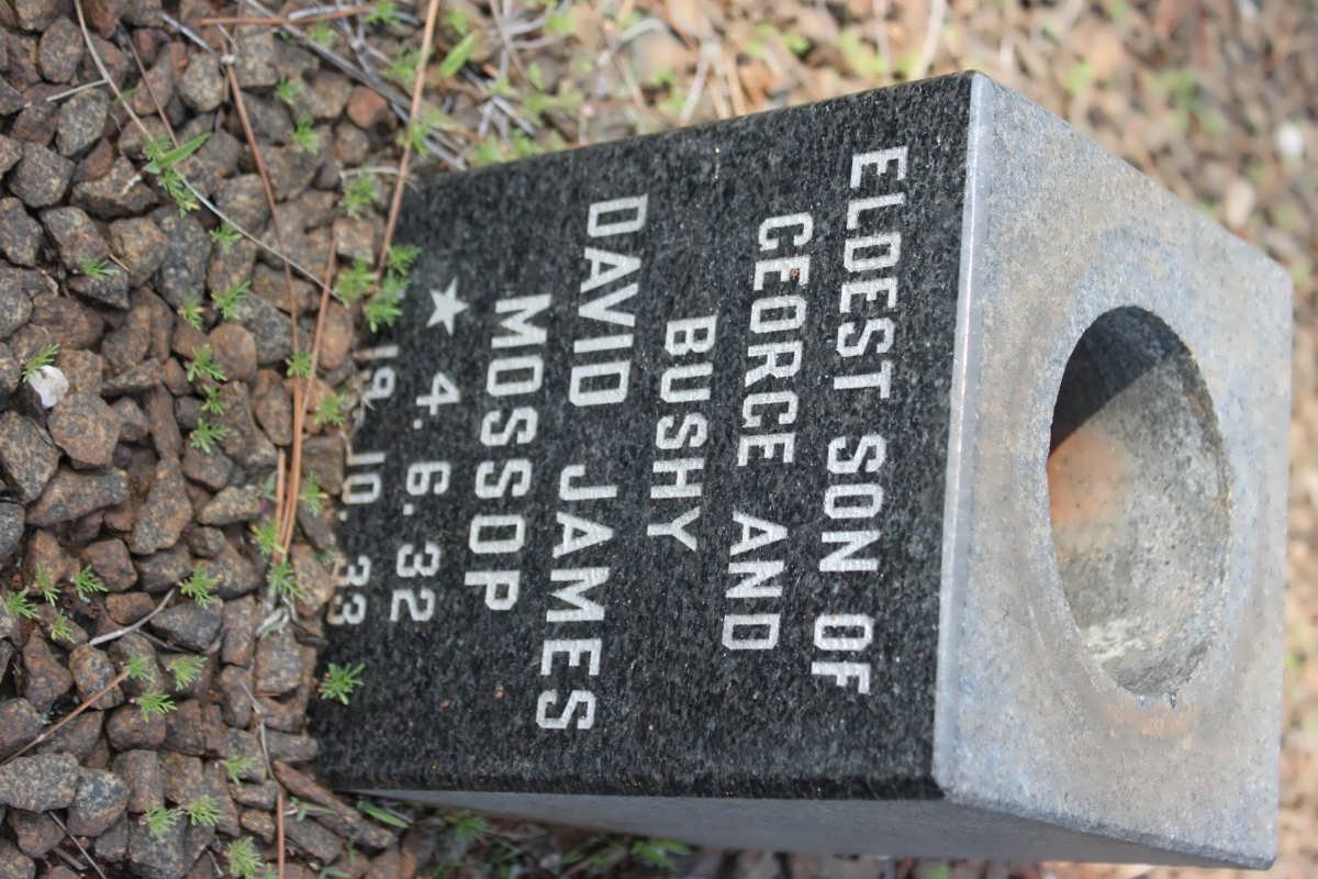 MOSSOP David James 1932-1933