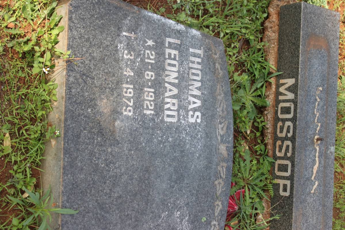 MOSSOP Thomas Leonard 1921-1979