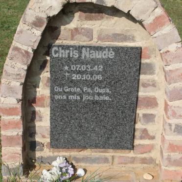 NAUDE Chris 1942-2006