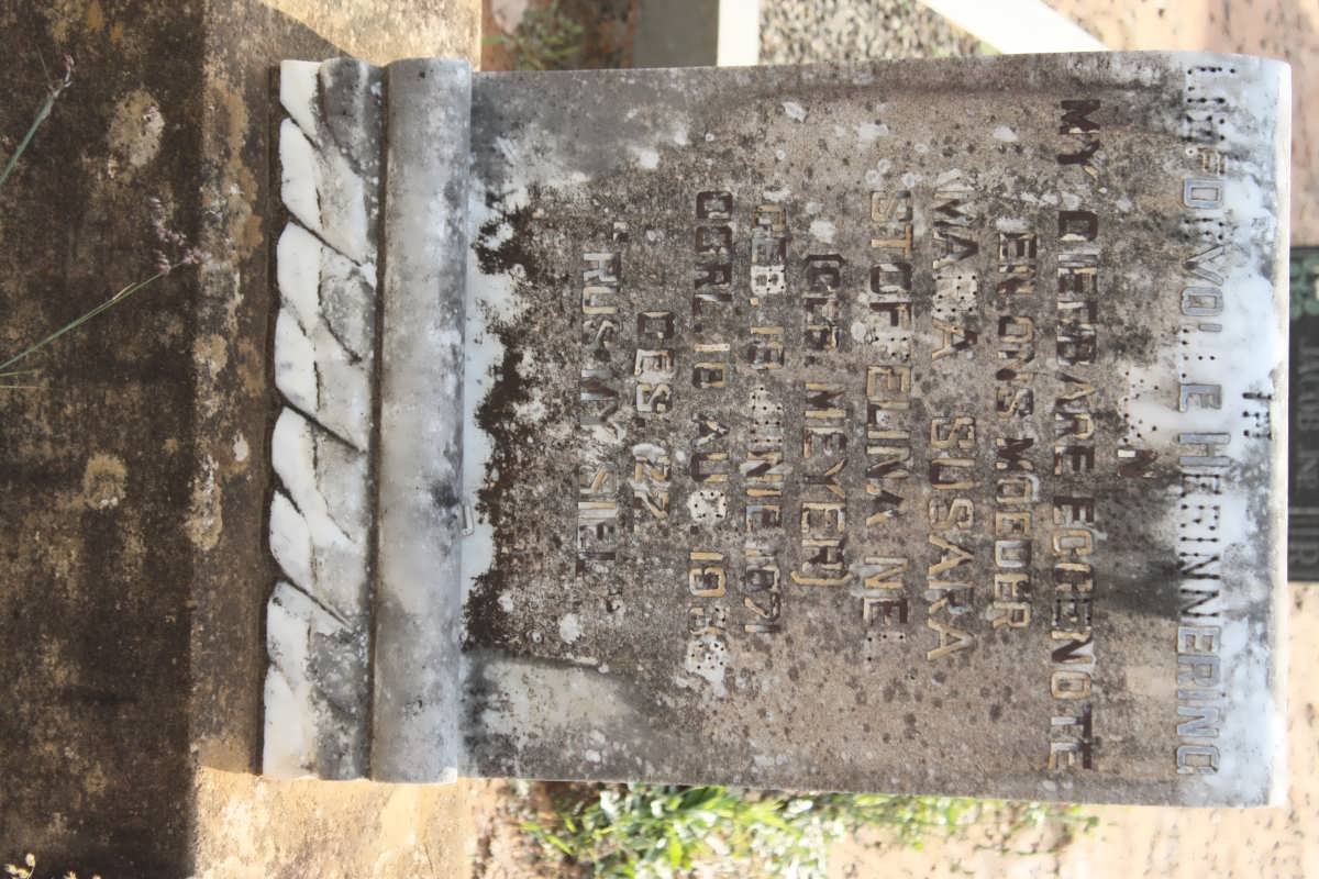 NEL Maria Susara Stoffelina nee MEYER 1871-1933