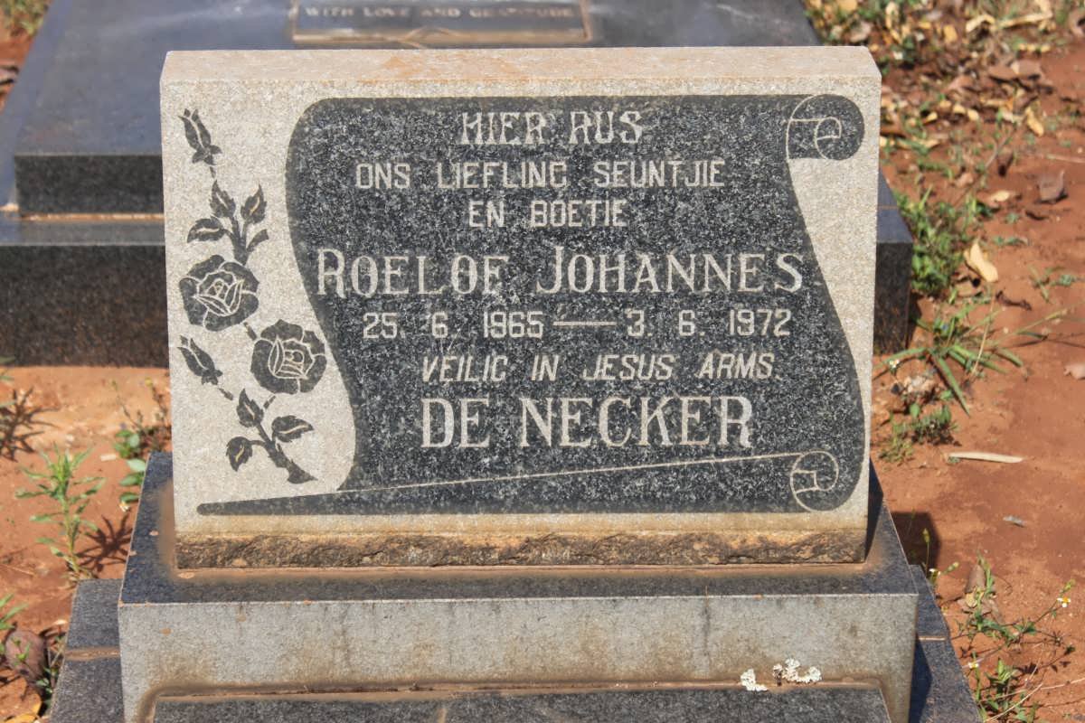 NECKER Roelof Johannes, de 1965-1972