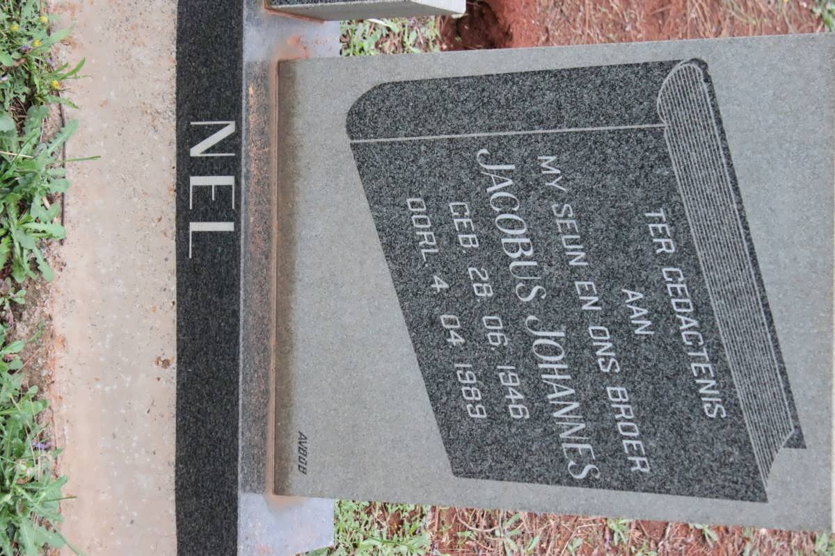 NEL Jacobus Johannes 1946-1989