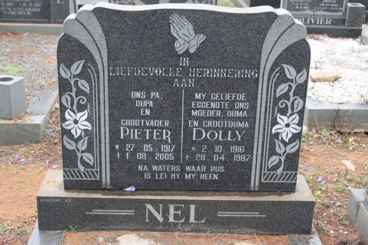 NEL Pieter 1917-2005 &amp; Dolly 1916-1987