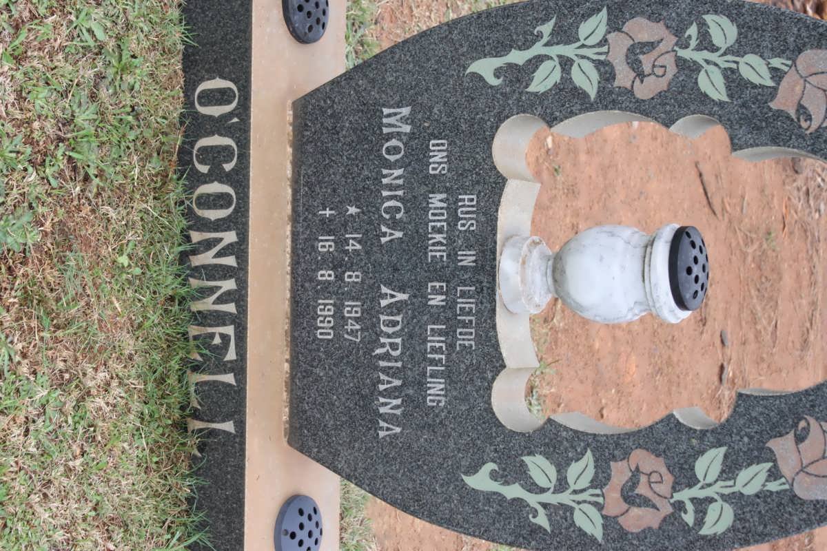 O'CONNELL Monica Adriana 1947-1990