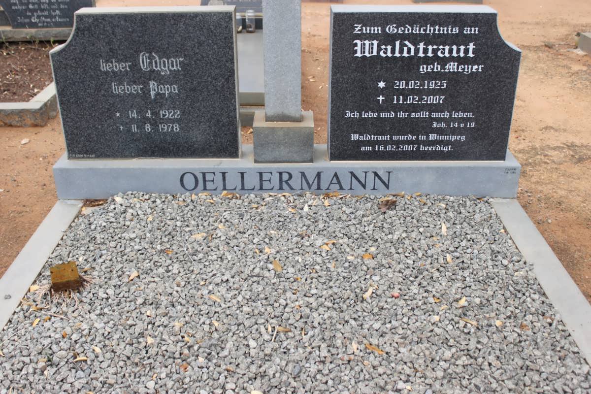 OELLERMANN Edgar 1922-1978 &amp; Waldtraut MEYER 1925-2007