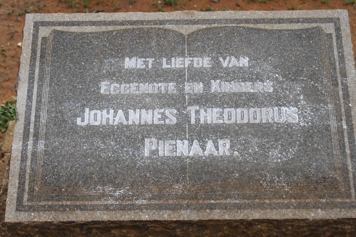 PIENAAR Johannes Theodorus
