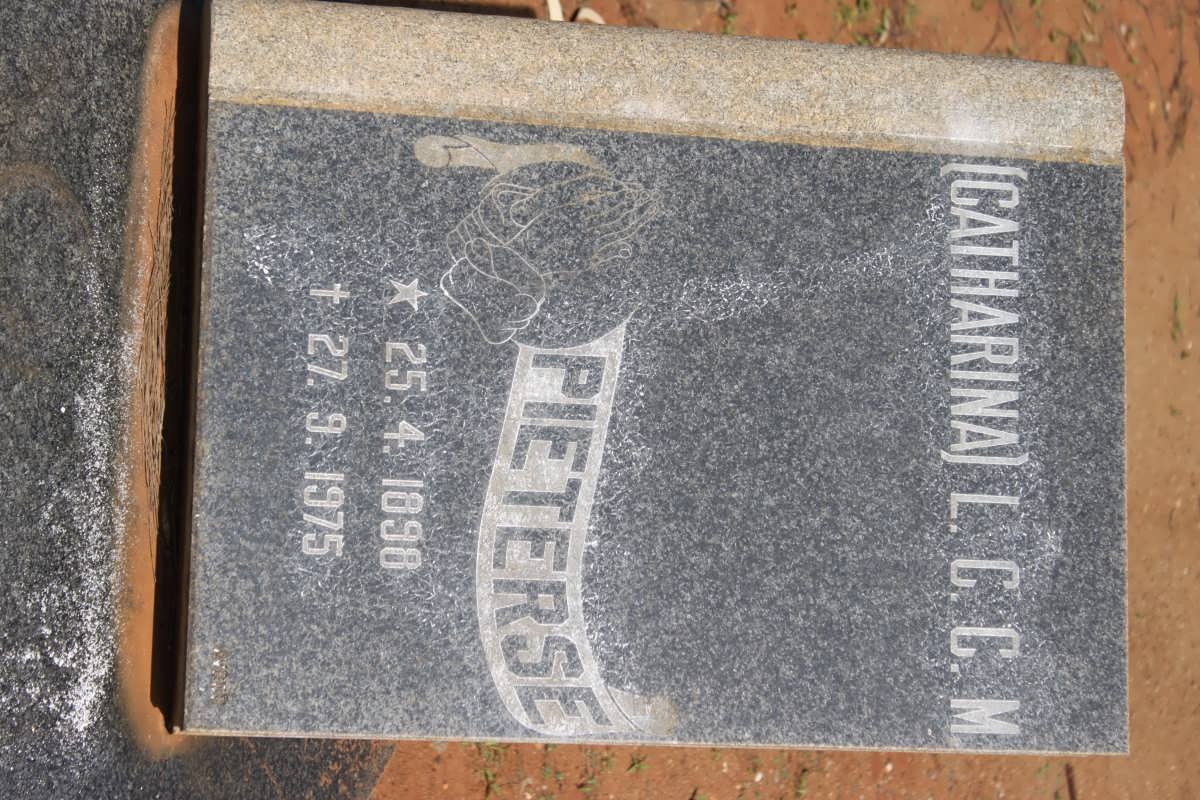 PIETERSE L.C.C.M. 1898-1975