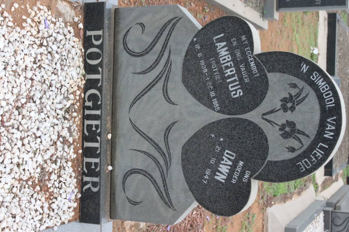 POTGIETER Lambertus 1939-1985 &amp; Dawn 1947-