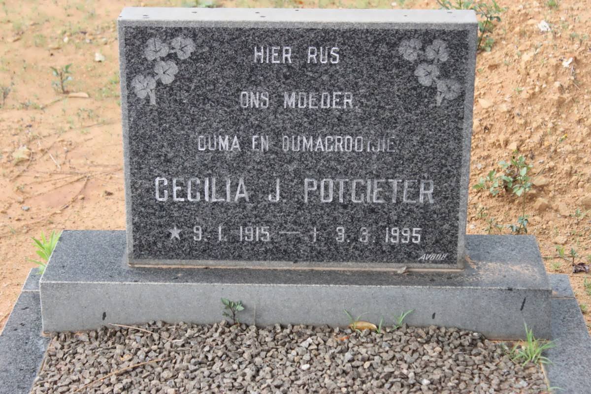 POTGIETER Cecilia J. 1915-1995