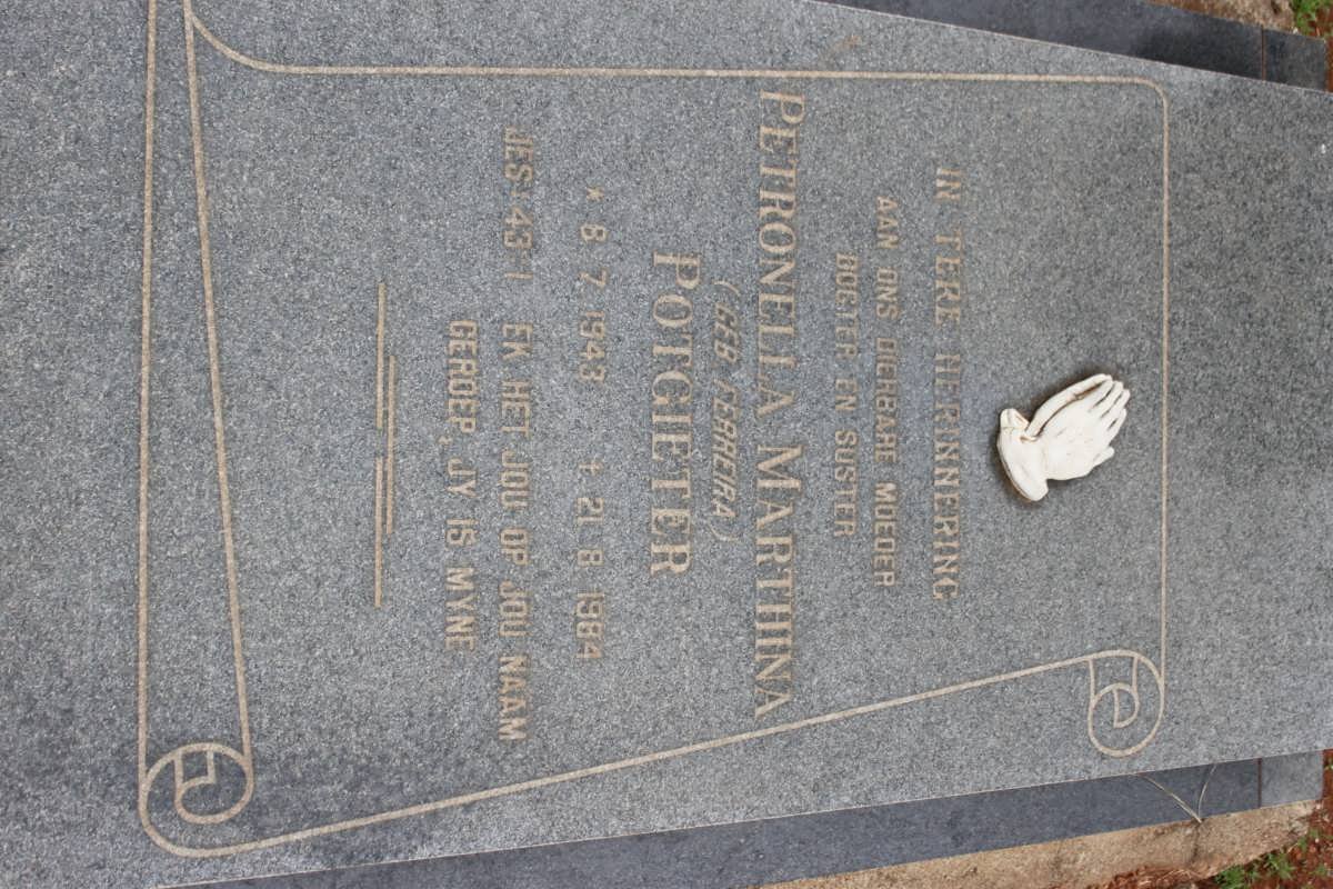 POTGIETER Petronella Marthina nee FERREIRA 1943-1984