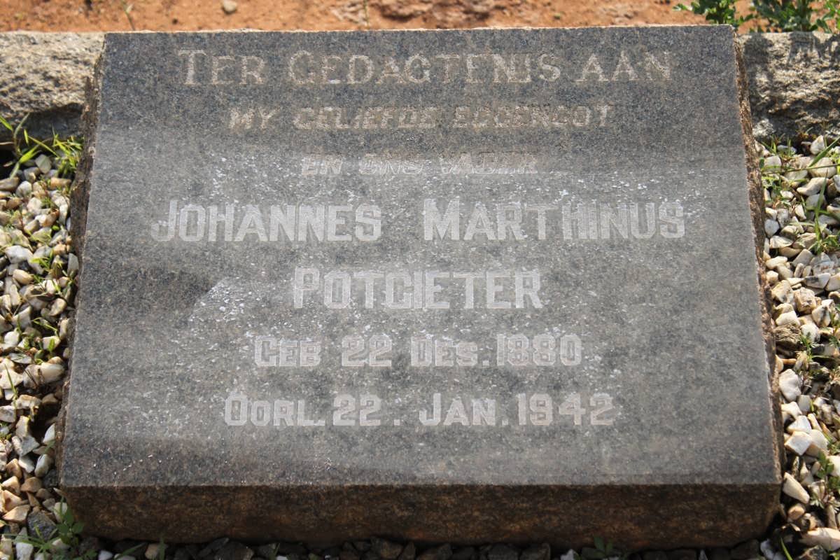 POTGIETER Johannes Marthinus 1880-1942