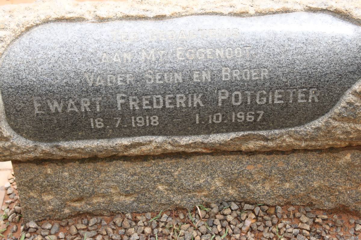 POTGIETER Ewart Frederik 1918-1967