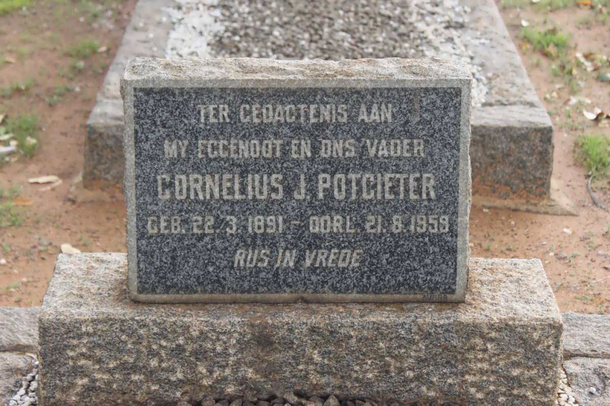 POTGIETER Cornelius J. 1891-1959
