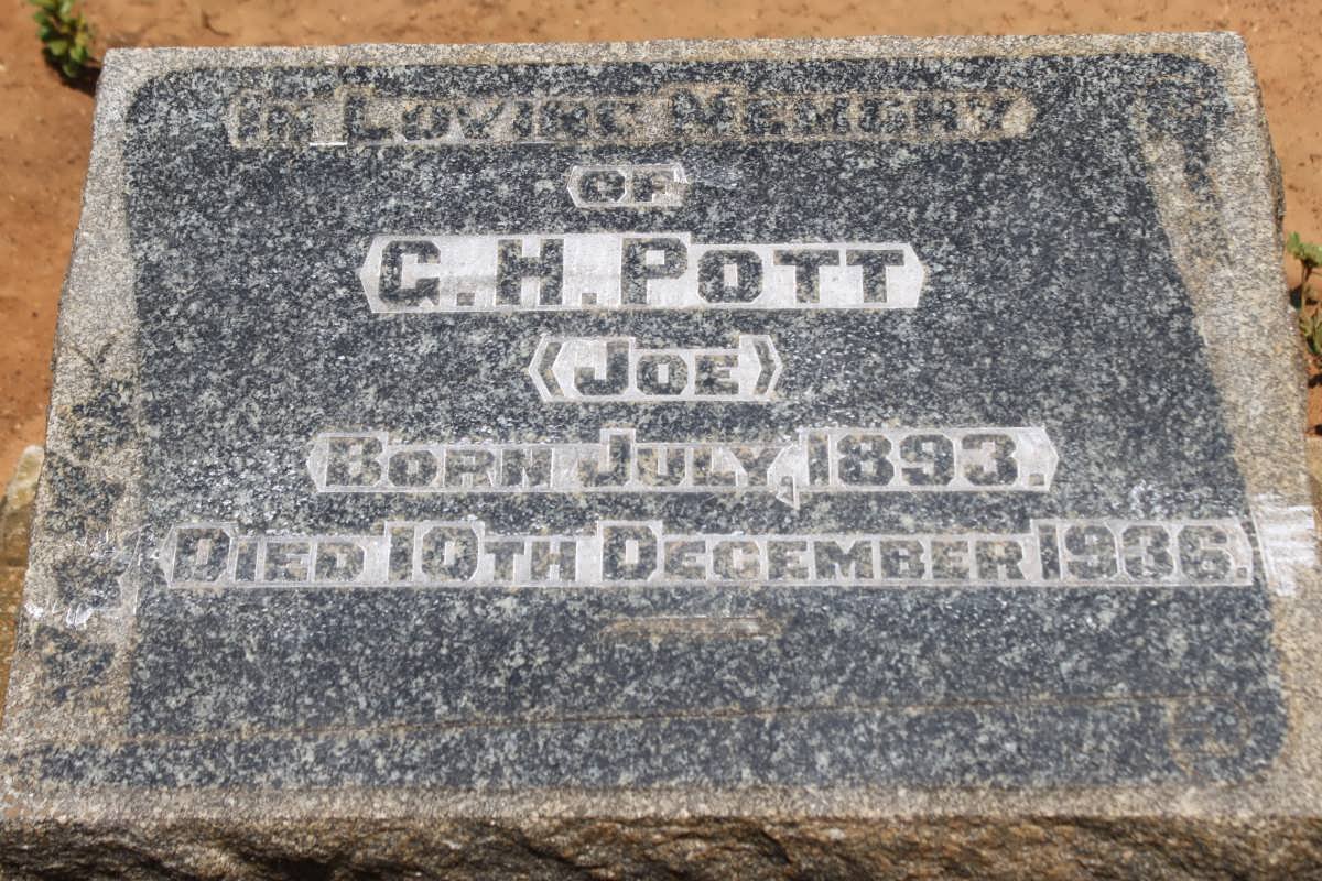 POTT G.H. 1893-1936