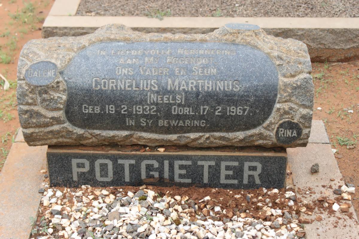 POTGIETER Cornelius Marthinus 1932-1967