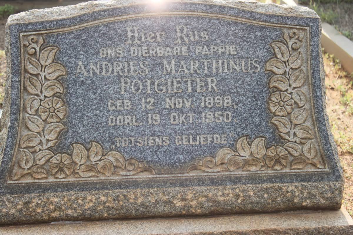 POTGIETER Andries Marthinus 1898-1950