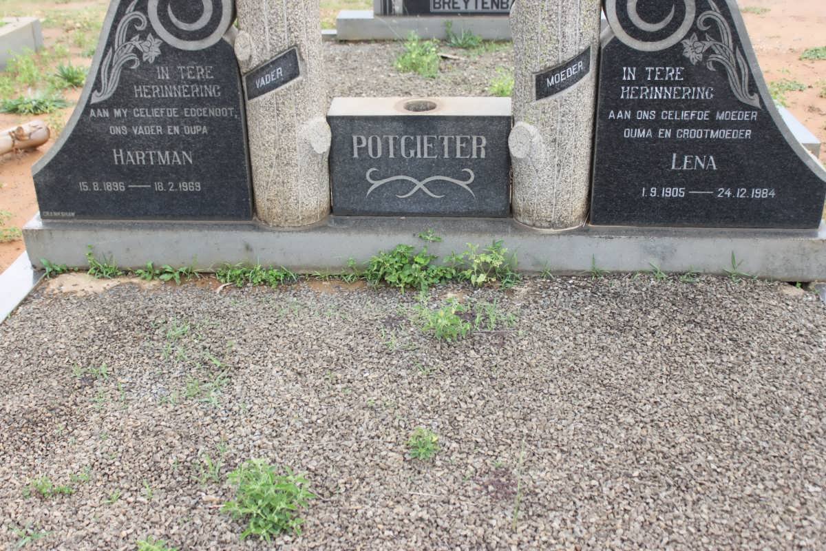 POTGIETER Hartman 1896-1969 &amp; Lena 1905-1984