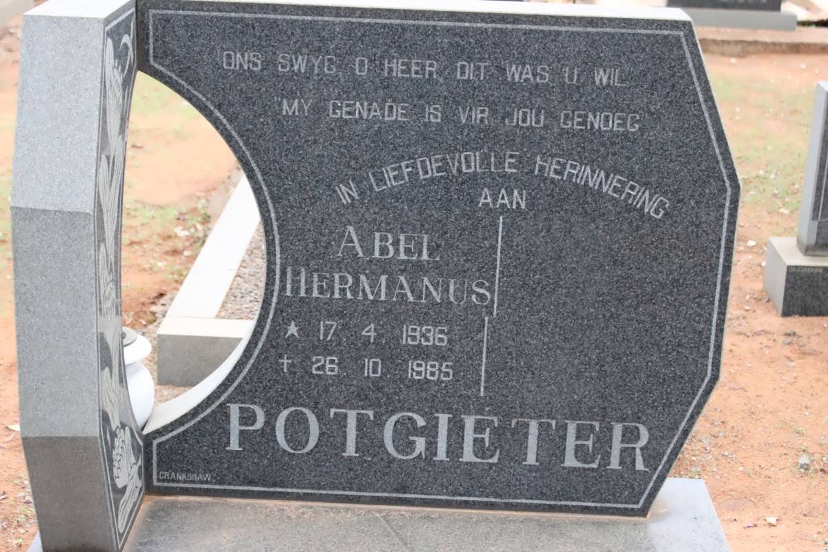 POTGIETER Abel Hermanus 1936-1985
