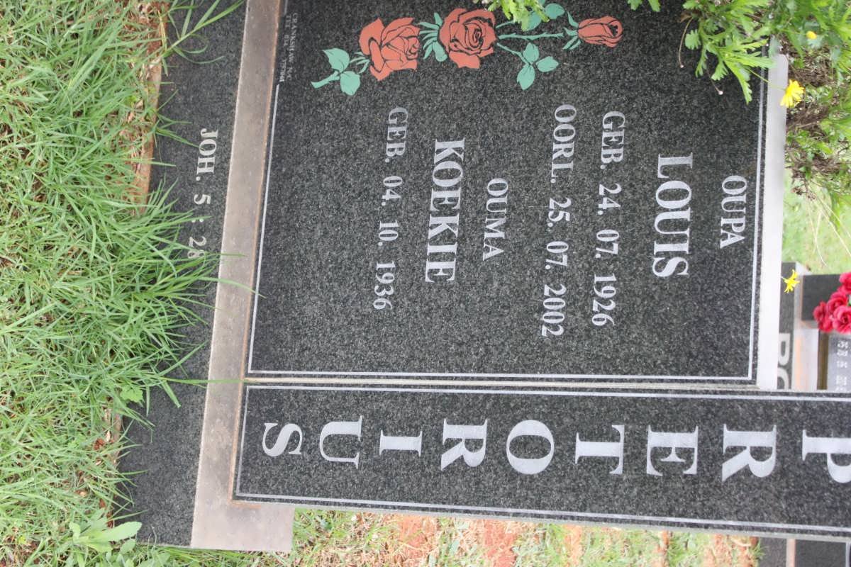 PRETORIUS Louis 1926-2002 &amp; Koekie 1936-