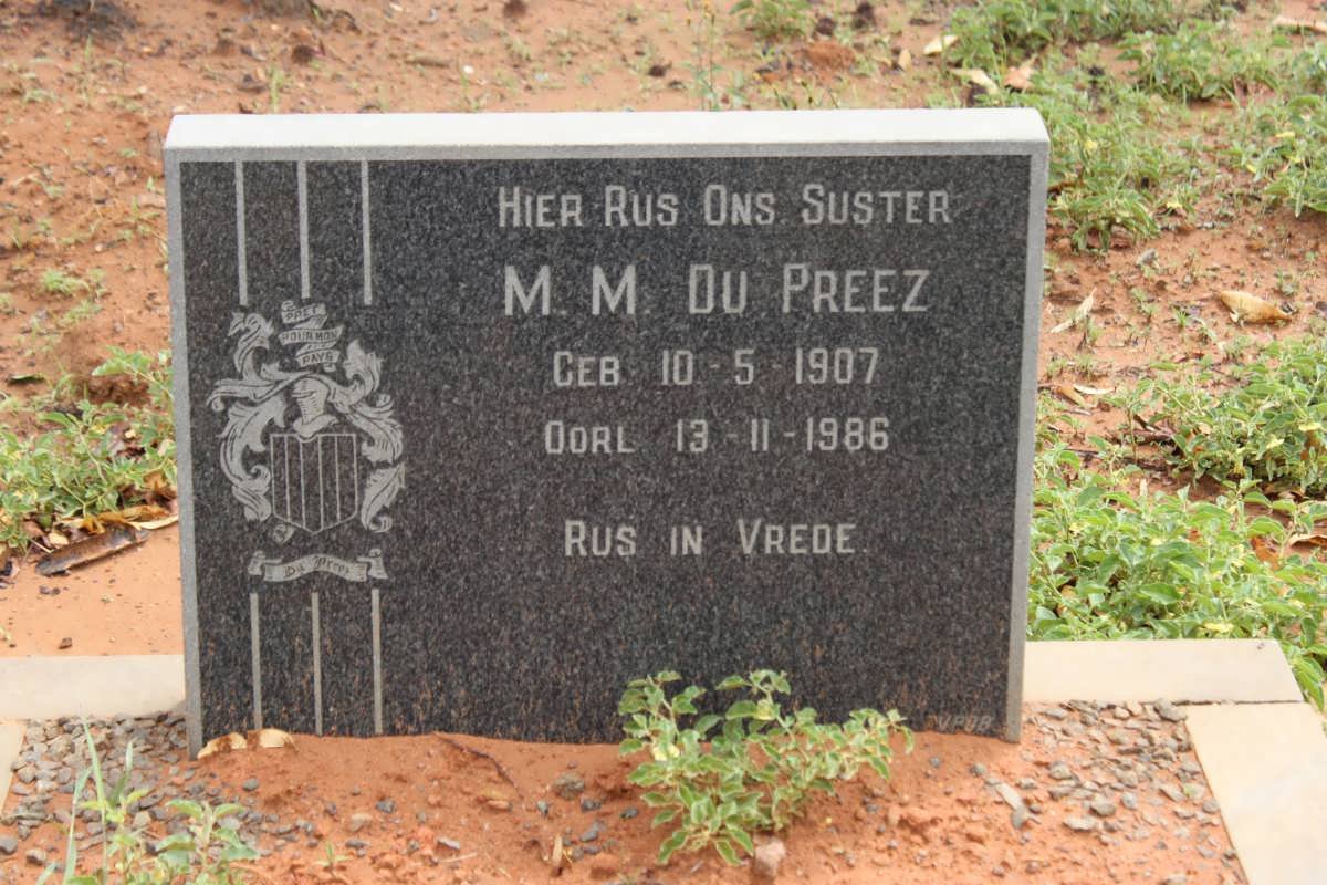 PREEZ M.M., du 1907-1986
