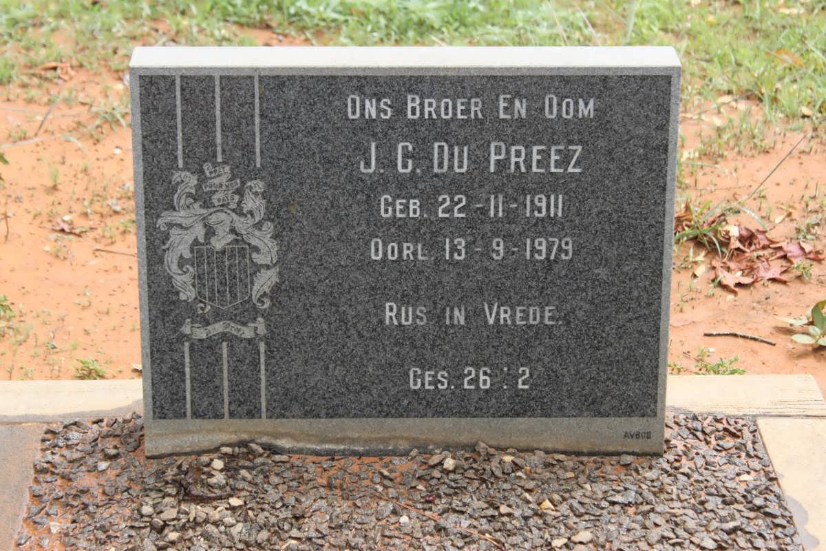 PREEZ J.C., du 1911-1979