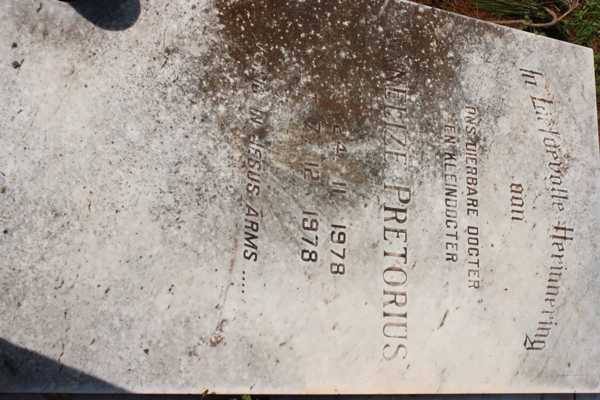 PRETORIUS Annelize 1978-1978