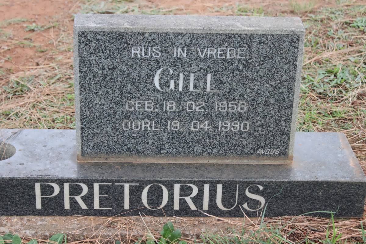 PRETORIUS Giel 1958-1990