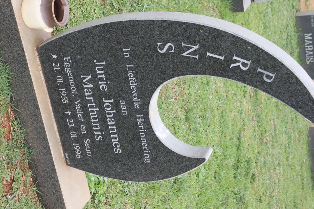 PRINS Jurie Johannes Marthunis 1955-1996