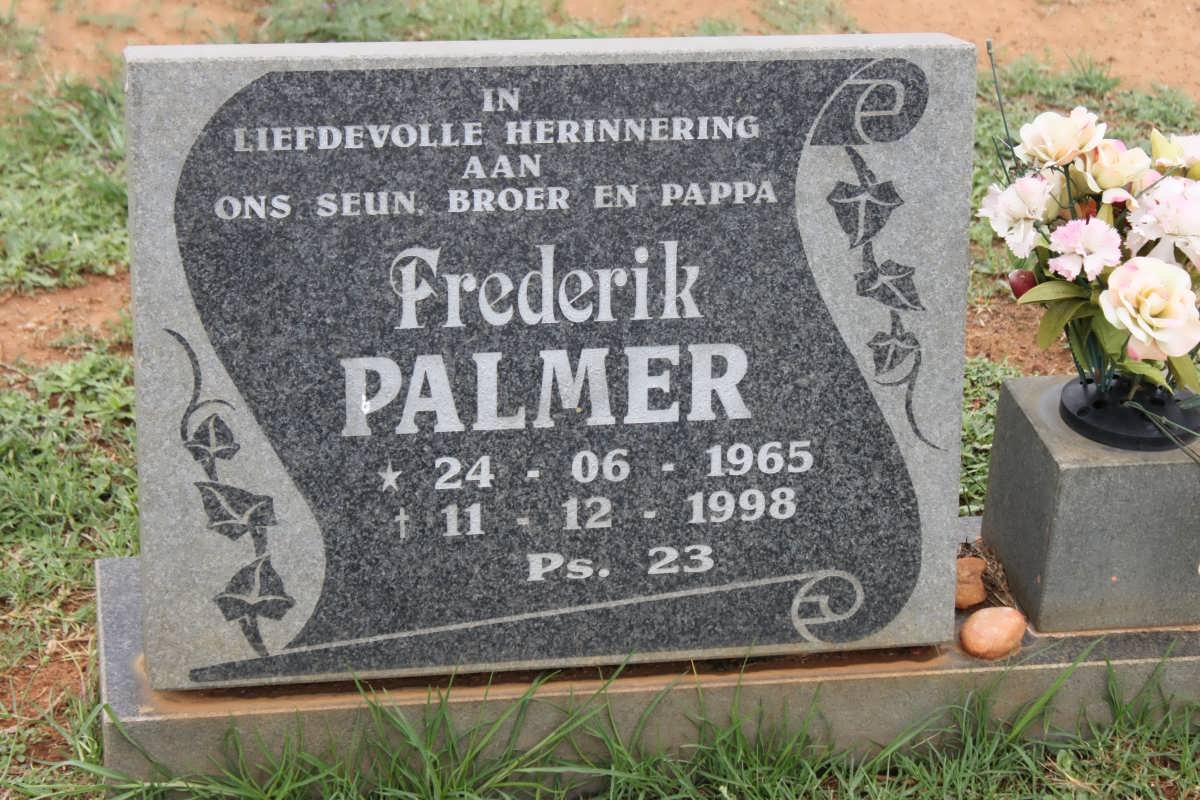 PALMER Frederik 1965-1998