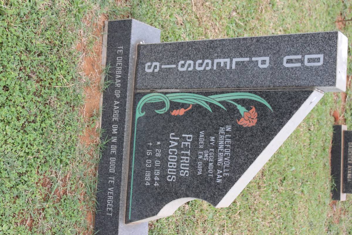 PLESSIS Petrus Jacobus, du 1944-1994
