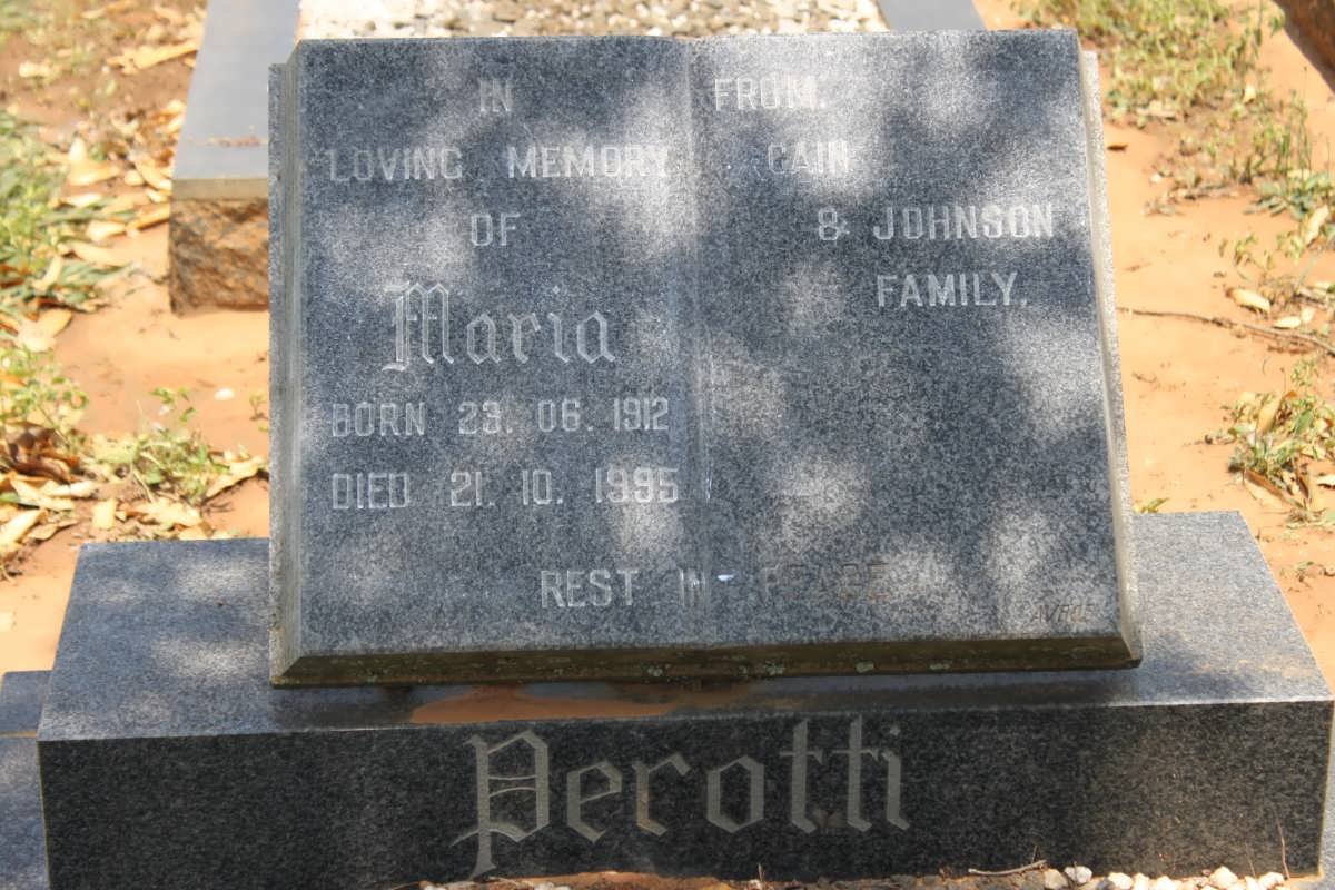 PEROTTI Maria 1912-1995