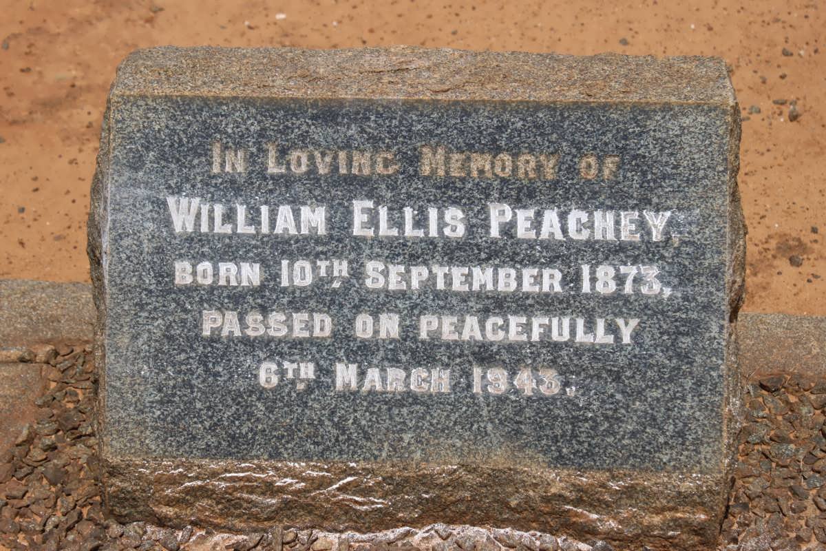 PEACHEY William Ellis 1873-1943