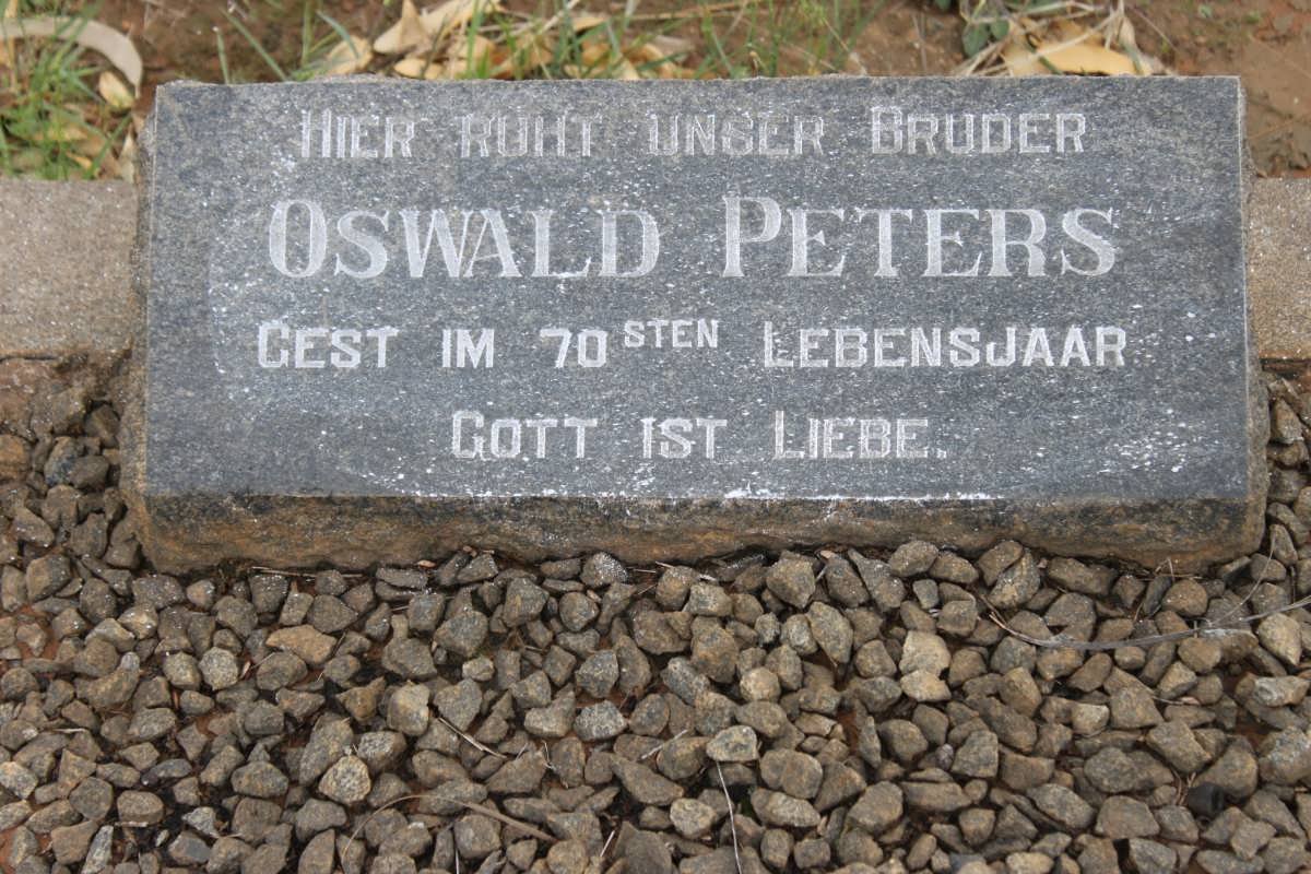 PETERS Oswald