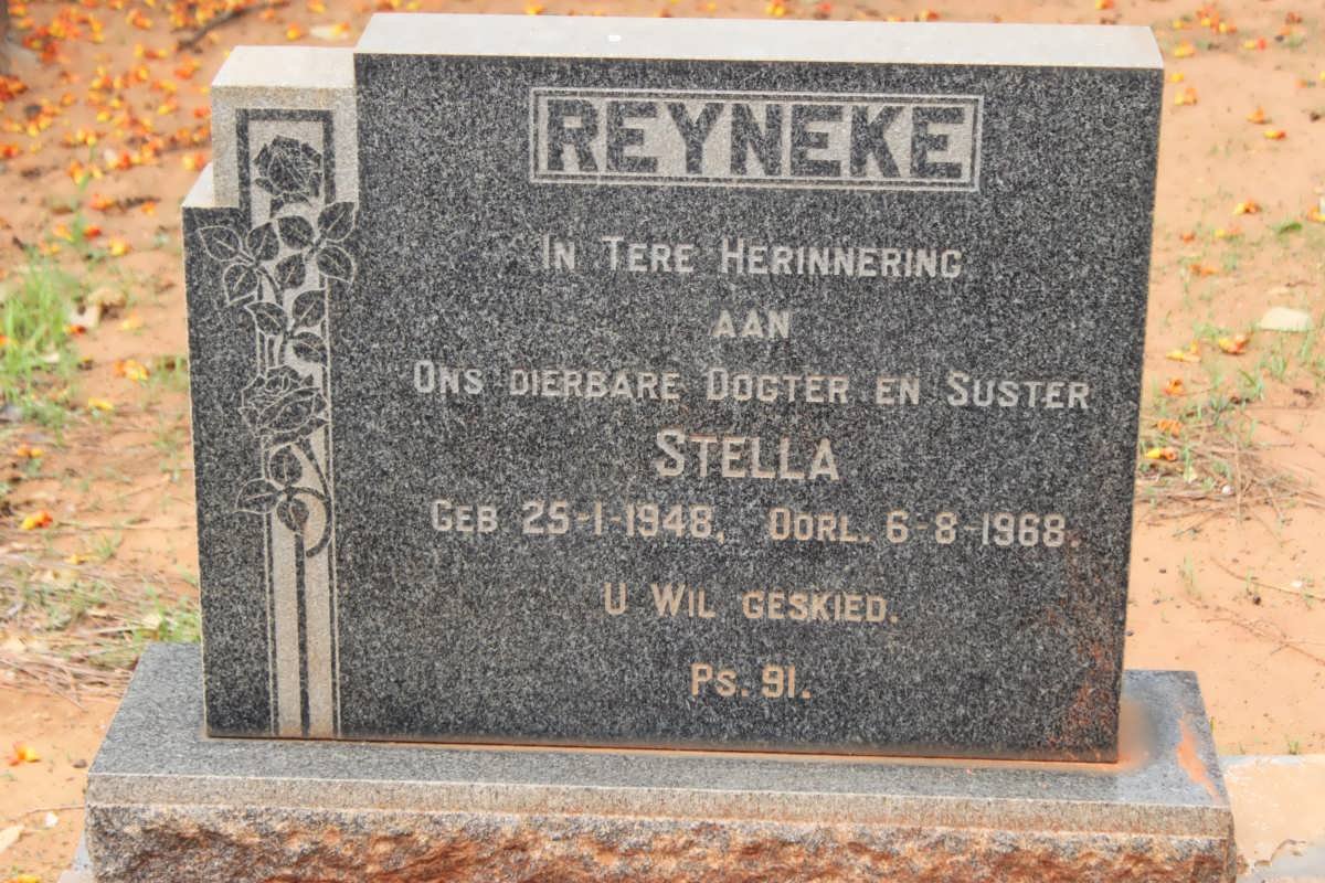 REYNEKE Stella 1948-1968