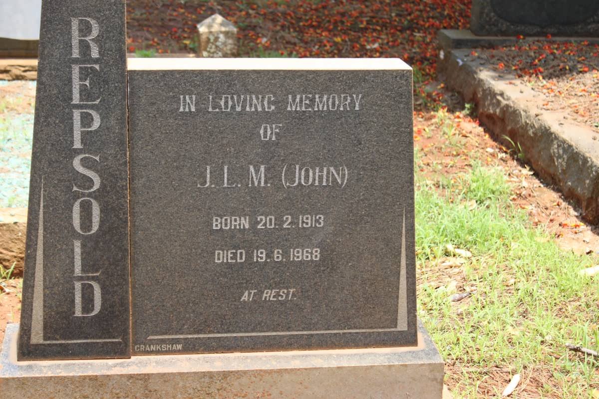 REPSOLD J.L.M. 1913-1968