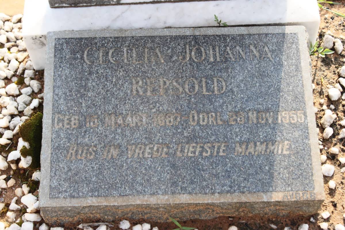 REPSOLD Cecilia Johanna 1887-1955