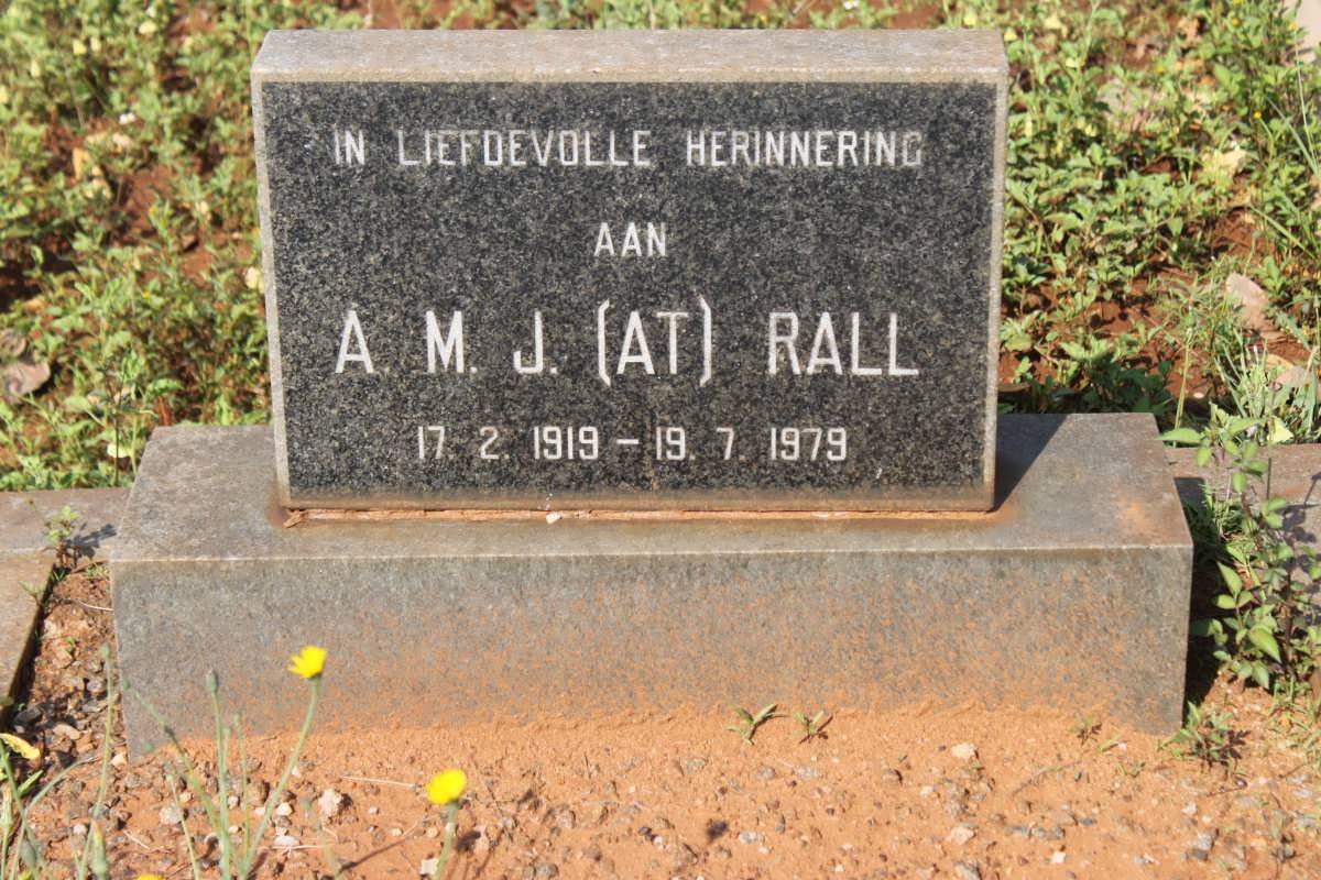 RALL A.M.J. 1919-1979