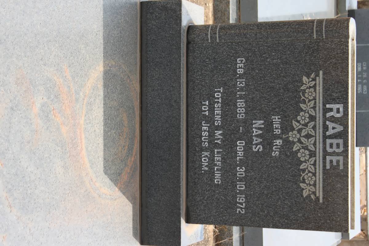 RABE Naas 1889-1972
